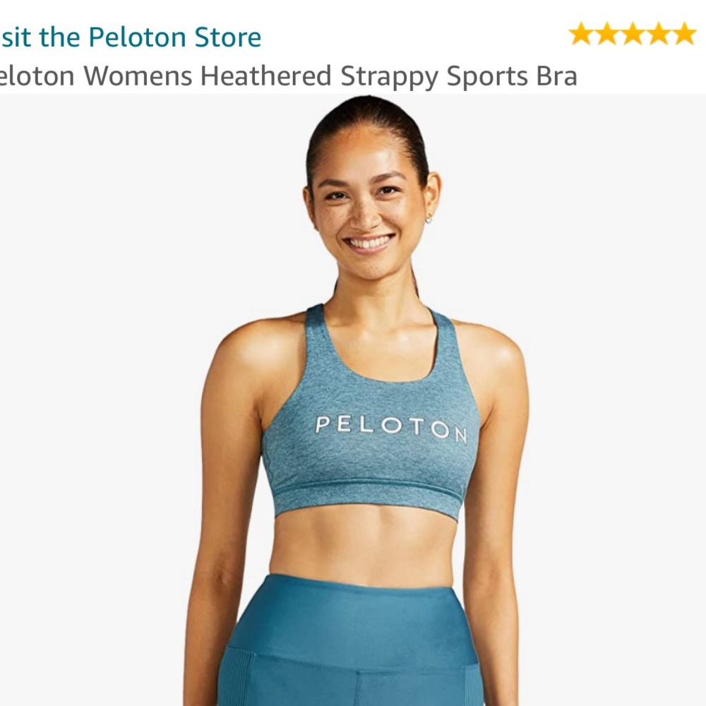LIKE NEW Peloton Heathered Strappy Bra